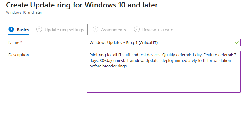 Naming your update ring